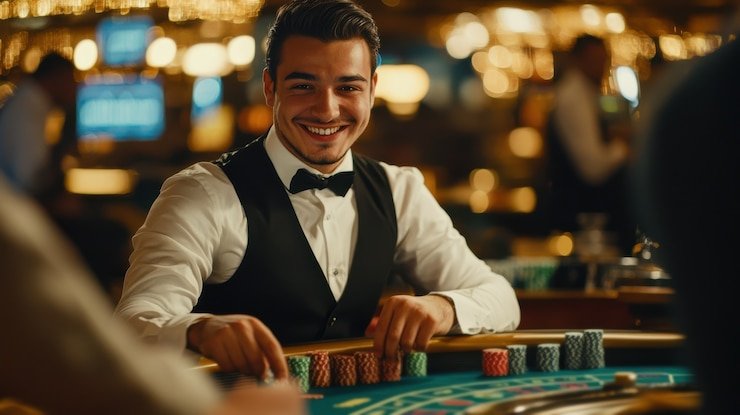 bos889 mobile app interface showing live dealer blackjack table on smartphone screen